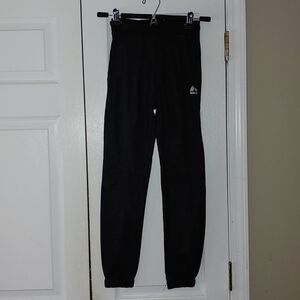 RBX black  black drawstring fleece lined cuffed sweatpants  Sz S (8)